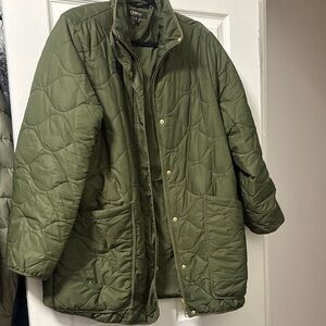 Quince Olive Quilted Jacket